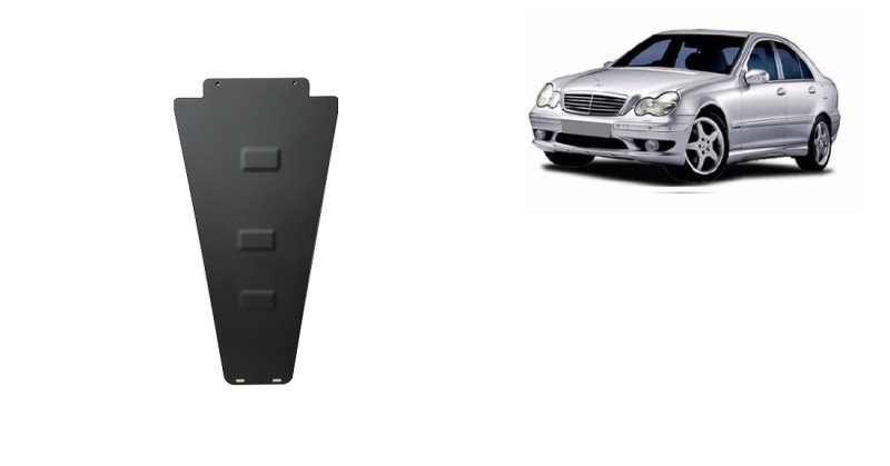 Plieninė automatinės pavarų dėžės apsauga Mercedes C-Clasee W203 (2000-2007)