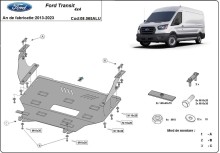 Aliumininė variklio apsauga Ford Transit 4x4 (2013-2023)