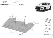 Plieninė reduktoriaus apsauga Audi Q5 (2017-2025)