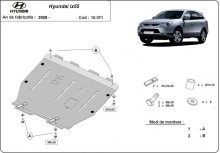 Plieninė variklio apsauga Hyundai ix55 (2009-2015)