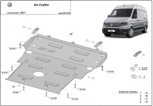 Plieninė variklio apsauga Vw Crafter (2021-2026)