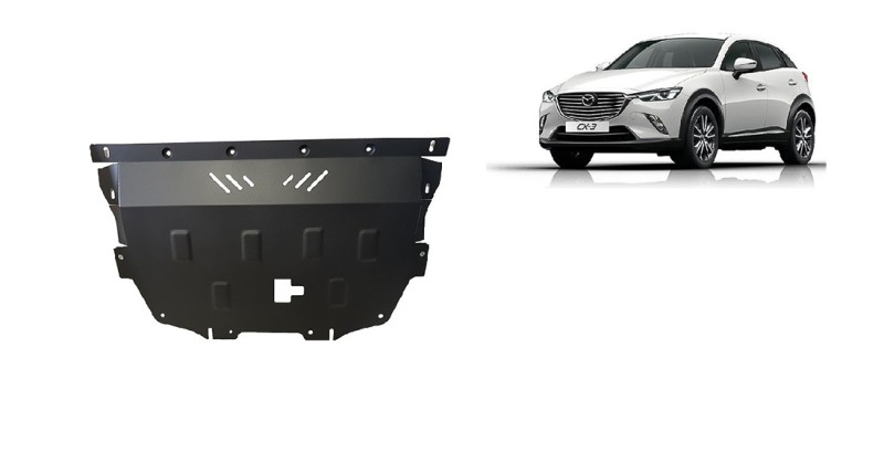 Plieninė variklio apsauga Mazda CX3 (2015-2026)