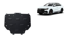 Plieninė pavarų dėžės apsauga Audi Q8 (2018-2026)
