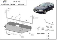 Plieninė variklio apsauga Volvo V40 (1995-2004)
