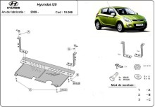Plieninė variklio apsauga Hyundai i 20 (2009-2014)