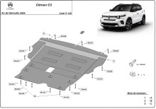 Plieninė variklio apsauga Citroen C3 (2025-2026)