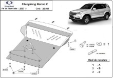 Plieninė variklio apsauga SsangYong Rexton 2 (2007-2017)