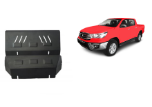 Plieninė radiatoriaus apsauga Toyota Hilux Revo (2016-2026)