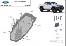 Plieninė kuro bako apsauga Ford Ranger Raptor (2020-2023)