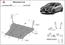 Plieninė variklio apsauga Mitsubishi Colt (2023-2026)