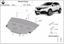 Plieninė variklio apsauga Renault Kadjar (2015-2022)