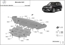 Plieninė variklio apsauga Mercedes GLK X204 (2008-2026)