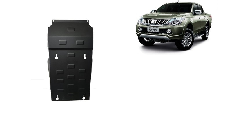 Plieninė variklio apsauga Mitsubishi L200 (2015-2026)