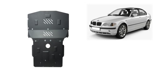Plieninė variklio apsauga BMW 3 serija E46 - dyzelinas (1998-2005)