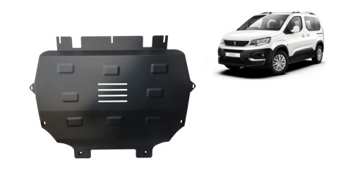 Plieninė variklio apsauga Peugeot Rifter (2018-2026)