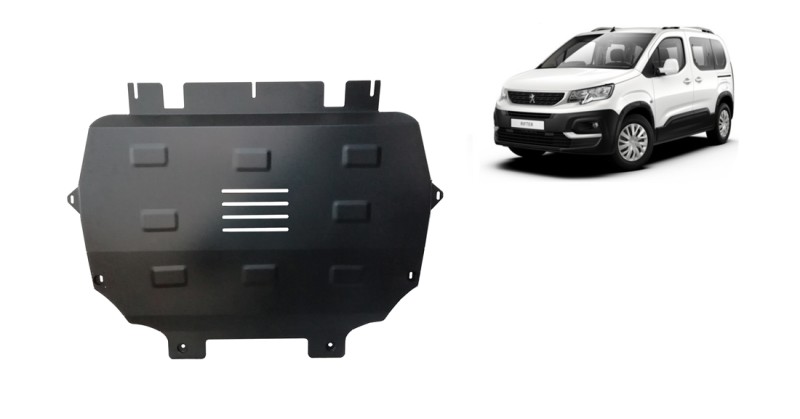 Plieninė variklio apsauga Peugeot Rifter (2018-2026)
