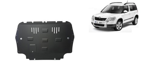 Plieninė variklio apsauga Skoda Yeti (2009-2012)