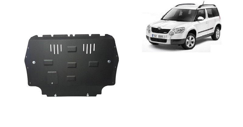Plieninė variklio apsauga Skoda Yeti (2009-2012)