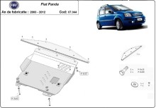 Plieninė variklio apsauga Fiat Panda (2003-2012)