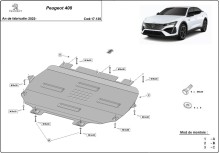 Plieninė variklio apsauga Peugeot 408 (2022-2026)