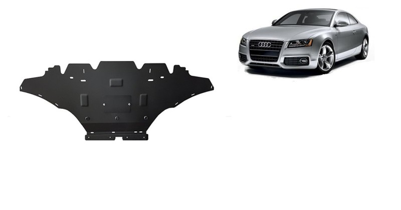 Plieninė variklio apsauga Audi A5, dyzelinas (2008-2016)