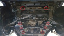 Plieninė variklio apsauga Daihatsu Terios (1997-2006)
