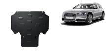 Plieninė pavarų dėžės apsauga Audi All Road A6 (2011-2018)