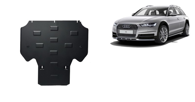 Plieninė pavarų dėžės apsauga Audi All Road A6 (2011-2018)