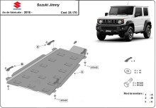 Plieninė pavarų dėžės ir reduktoriaus apsauga Suzuki Jimny (2018-2026)