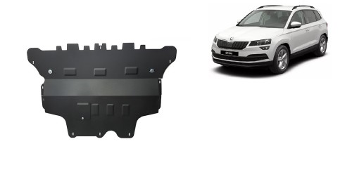 Plieninė variklio apsauga Skoda Karoq - mechaninė pavarų dėžė (2017-2026) Plieninė variklio apsauga Skoda Karoq - mechaninė pavarų dėžė (2017-2026)