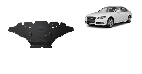 Plieninė variklio apsauga Audi A4 B8, benzinas (2008-2014) Plieninė variklio apsauga Audi A4 B8, benzinas (2008-2014)