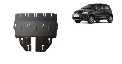Plieninė variklio apsauga VW Fox (2002-2026)