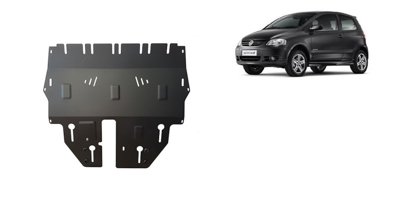 Plieninė variklio apsauga VW Fox (2002-2026)