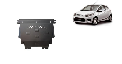 Plieninė variklio apsauga Mazda 2 (2008-2014) Plieninė variklio apsauga Mazda 2 (2008-2014)