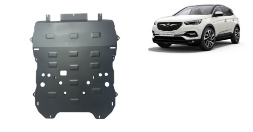 Plieninė variklio apsauga Opel Grandland X (2017-2026)