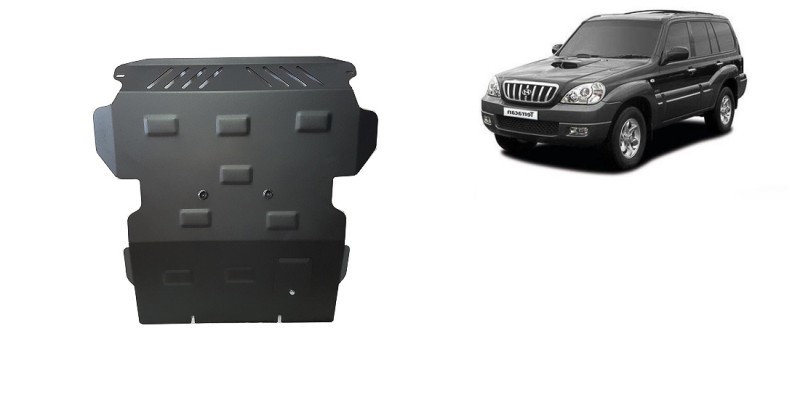 Plieninė variklio apsauga Hyundai Terracan (2001-2007)
