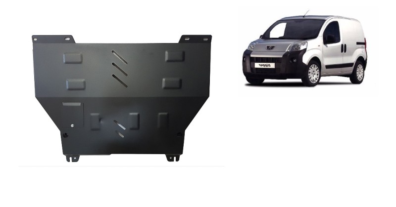 Plieninė variklio apsauga Peugeot Bipper (2007-2021)