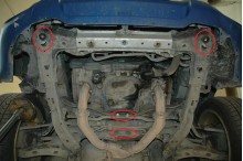 Aliumininė variklio apsauga Subaru Forester 2 (2002-2008)
