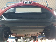 Plieninė variklio apsauga Toyota Aygo AB10 (2005-2014)