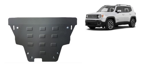 Plieninė variklio apsauga Jeep Renegade (2014-2026)