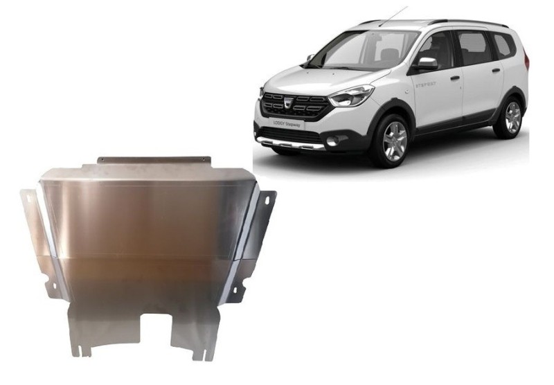 Aliumininė variklio apsauga Dacia Lodgy Stepway (2014-2020)