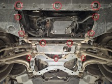 Plieninė variklio apsauga Audi Q5 (2017-2025)