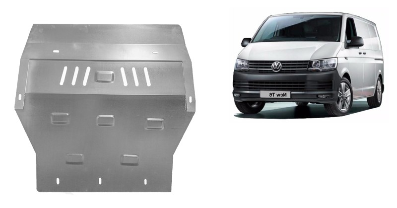 Plieninė cinkuota variklio apsauga Volkswagen Transporter T6 (2015-2018)