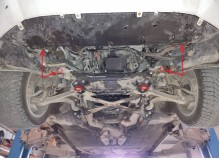 Plieninė variklio apsauga Audi A4 B9 All Road (2015-2026)
