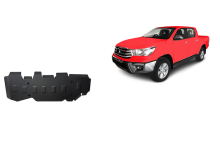 Plieninė kuro bako apsauga Toyota Hilux Revo (2016-2026)