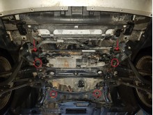 Plieninė variklio apsauga BMW X3 - F25 (2010-2017)