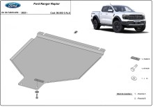 Aliumininė pavarų dėžės apsauga Ford Ranger Raptor (2023-2026)