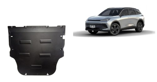 Plieninė variklio apsauga Baic Beijing X55 (2022-2026)
