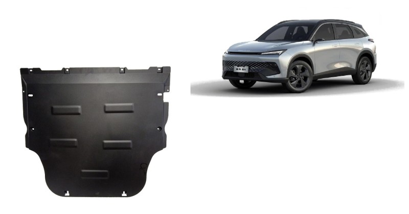 Plieninė variklio apsauga Baic Beijing X55 (2022-2026)