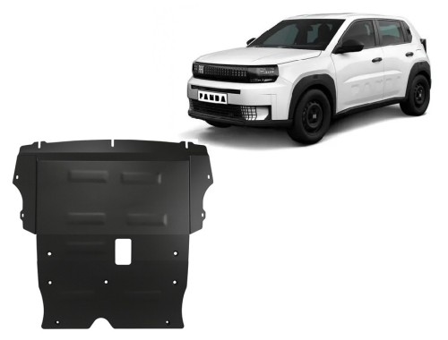 Plieninė variklio apsauga Fiat Grande Panda (2025-2026)